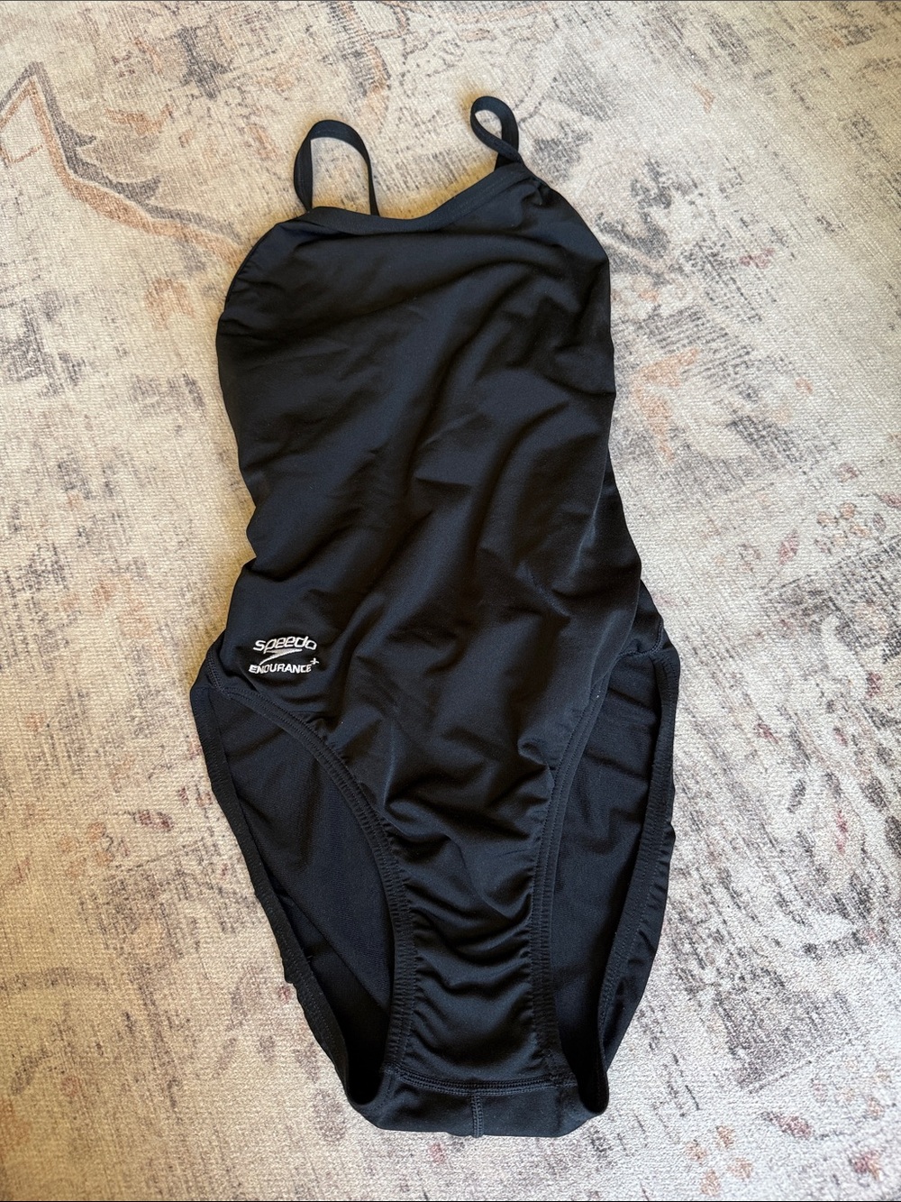 Speedo Endurance Black One-Piece Performance Swimsuit